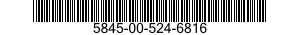 5845-00-524-6816  5845005246816 005246816
