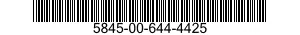 5845-00-644-4425 DETECTING-RANGING SET SUBASSEMBLY,SONAR 5845006444425 006444425