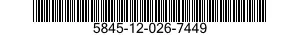 5845-12-026-7449  5845120267449 120267449