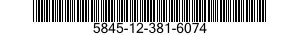 5845-12-381-6074 TRANSDUCER,SONAR 5845123816074 123816074