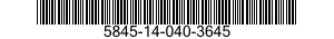 5845-14-040-3645  5845140403645 140403645