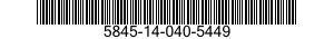 5845-14-040-5449  5845140405449 140405449