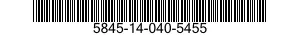 5845-14-040-5455  5845140405455 140405455