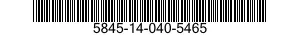 5845-14-040-5465  5845140405465 140405465