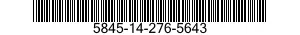 5845-14-276-5643  5845142765643 142765643