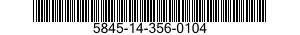 5845-14-356-0104  5845143560104 143560104