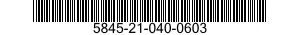5845-21-040-0603  5845210400603 210400603