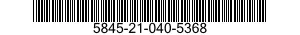 5845-21-040-5368  5845210405368 210405368