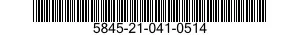 5845-21-041-0514  5845210410514 210410514