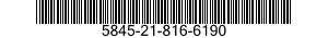 5845-21-816-6190 BRACKET,ANGLE 5845218166190 218166190