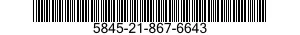 5845-21-867-6643  5845218676643 218676643