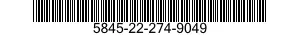 5845-22-274-9049 CIRCUIT CARD ASSEMBLY 5845222749049 222749049