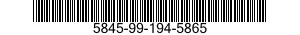 5845-99-194-5865  5845991945865 991945865