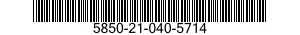 5850-21-040-5714  5850210405714 210405714