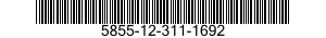 5855-12-311-1692 WINDOW,OPTICAL INSTRUMENT 5855123111692 123111692