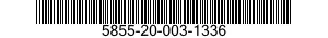 5855-20-003-1336 CONTROL,INFRARED SET 5855200031336 200031336