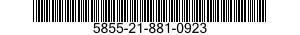 5855-21-881-0923 RESISTOR,VARIABLE,NONWIRE WOUND,NONPRECISION 5855218810923 218810923