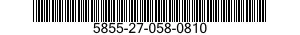 5855-27-058-0810 SIGHT,THERMAL 5855270580810 270580810