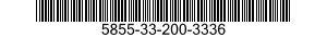 5855-33-200-3336 IMAGE INTENSIFIER,NIGHT VISION 5855332003336 332003336