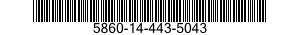 5860-14-443-5043 LASER,GAS 5860144435043 144435043