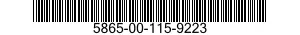 5865-00-115-9223 RECEIVER SUBASSEMBLY,COUNTERMEASURE 5865001159223 001159223