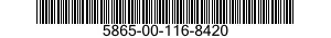 5865-00-116-8420 RECEIVER SUBASSEMBLY,COUNTERMEASURE 5865001168420 001168420