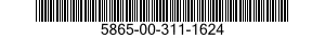 5865-00-311-1624 PLATE,HEAT DISSIPATOR,RADAR RECEIVER 5865003111624 003111624