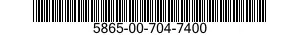 5865-00-704-7400  5865007047400 007047400