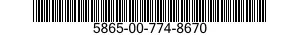 5865-00-774-8670  5865007748670 007748670