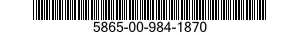 5865-00-984-1870 CLAMP,INDICATOR BAS 5865009841870 009841870