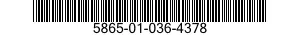 5865-01-036-4378 OSCILLATING GROUP 5865010364378 010364378