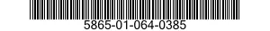5865-01-064-0385 COUNTERMEASURES SET 5865010640385 010640385