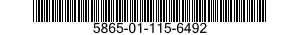 5865-01-115-6492 RECEIVER SUBASSEMBLY,COUNTERMEASURE 5865011156492 011156492