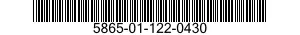 5865-01-122-0430  5865011220430 011220430