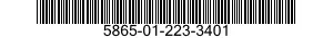 5865-01-223-3401 RECEIVER-TRANSMITTER,COUNTERMEASURES 5865012233401 012233401