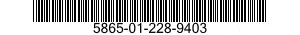 5865-01-228-9403 TRANSMITTER,COUNTERMEASURES 5865012289403 012289403