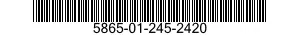 5865-01-245-2420 PROCESSOR,COUNTERMEASURES SIGNAL 5865012452420 012452420