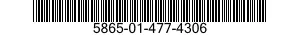 5865-01-477-4306 RECEIVER-TRANSMITTER,COUNTERMEASURES 5865014774306 014774306