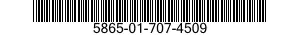5865-01-707-4509 RECEIVING SET,COUNTERMEASURES 5865017074509 017074509