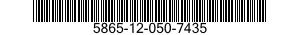5865-12-050-7435 PLATE,IDENTIFICATION 5865120507435 120507435