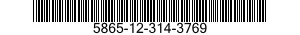 5865-12-314-3769 RADIO FREQUENCY TUNER SUBASSEMBLY 5865123143769 123143769
