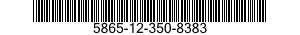 5865-12-350-8383 RECEIVER SUBASSEMBLY,COUNTERMEASURE 5865123508383 123508383