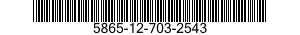 5865-12-703-2543 RECEIVER SUBASSEMBLY,COUNTERMEASURE 5865127032543 127032543