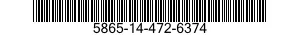5865-14-472-6374 RECEIVER,COUNTERMEASURES 5865144726374 144726374