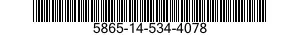 5865-14-534-4078 RECEIVING SET,COUNTERMEASURES 5865145344078 145344078