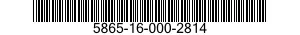 5865-16-000-2814 RECEIVER SUBASSEMBLY,COUNTERMEASURE 5865160002814 160002814