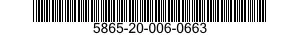 5865-20-006-0663 TRANSMITTER,COUNTERMEASURES 5865200060663 200060663