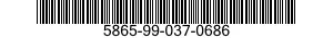 5865-99-037-0686 CABLE ASSEMBLY,PLAN 5865990370686 990370686