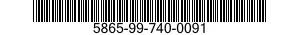 5865-99-740-0091 ATTENUATOR,VARIABLE 5865997400091 997400091