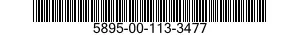 5895-00-113-3477 DRIVE,TUNING 5895001133477 001133477
